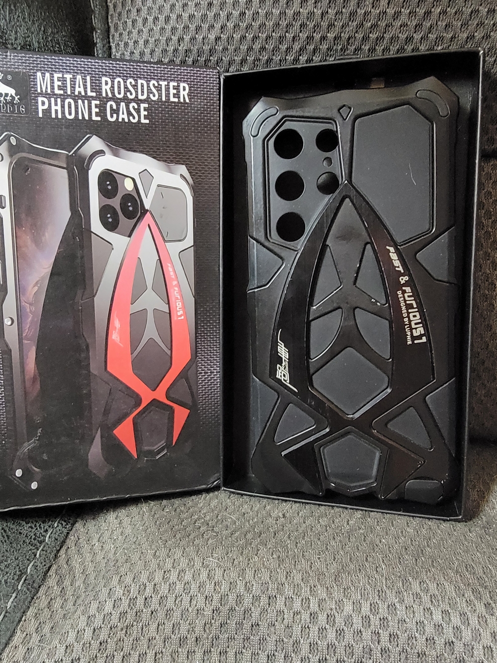 LUPHIE FAST & FURIOUS BLACK METAL ROADSTER SAMSUNG GALAXY S21 ULTRA CASE